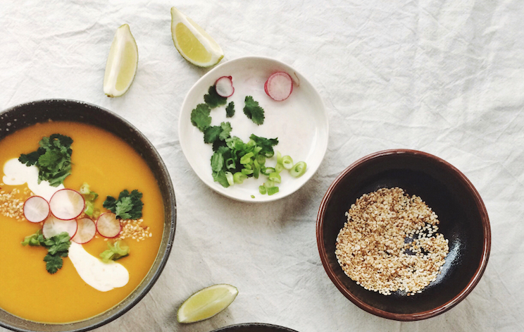 Warmly spiced butternut squash soup – Kallo