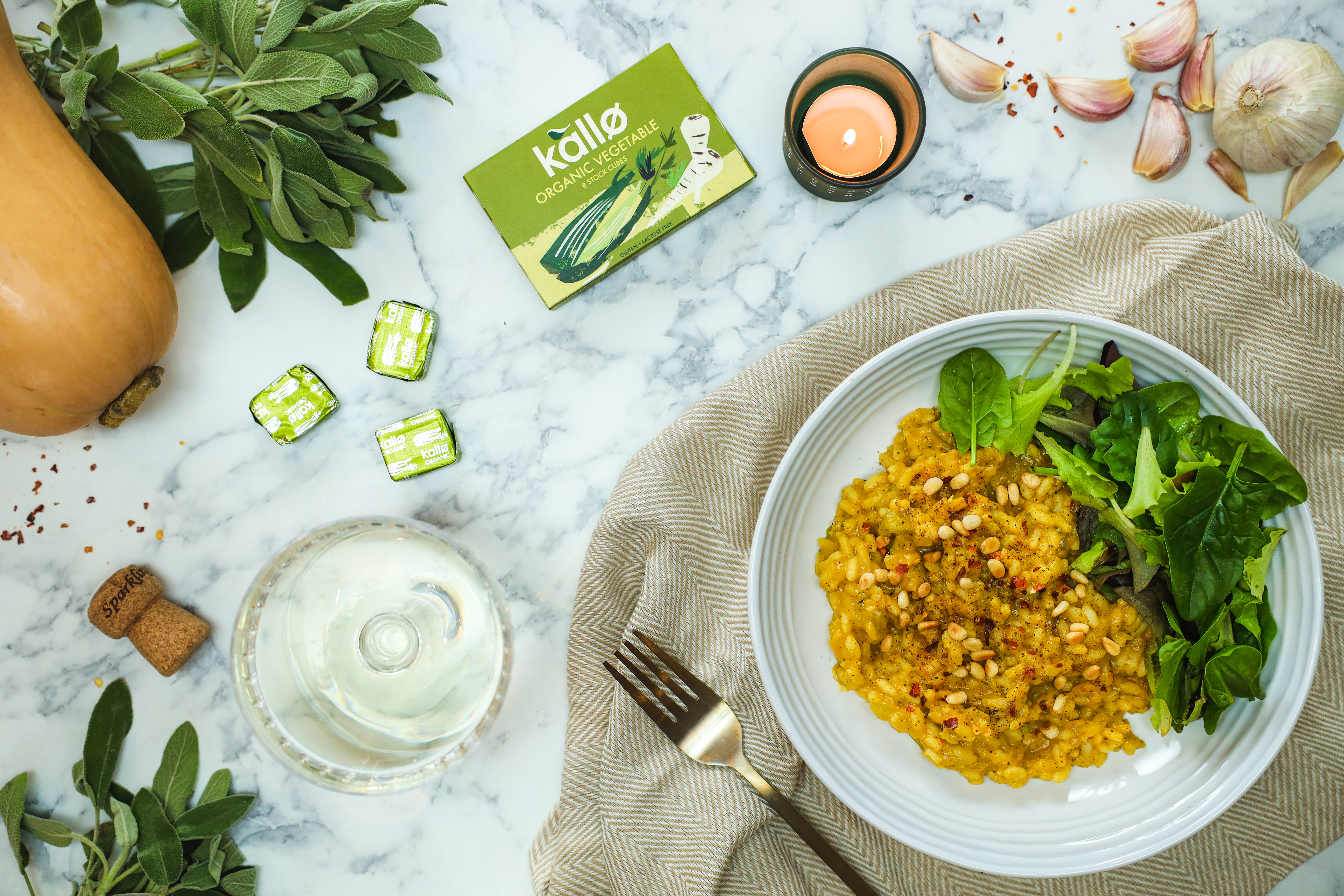 “Romantic”Pumpkin Risotto – Kallo