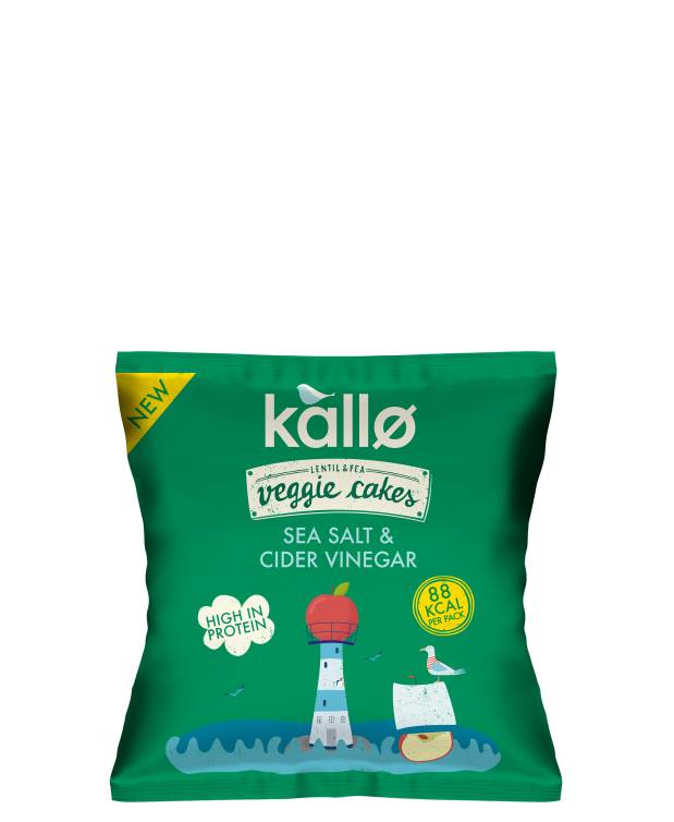 Sea Salt and Cider Vinegar Veggie Cakes Kallo
