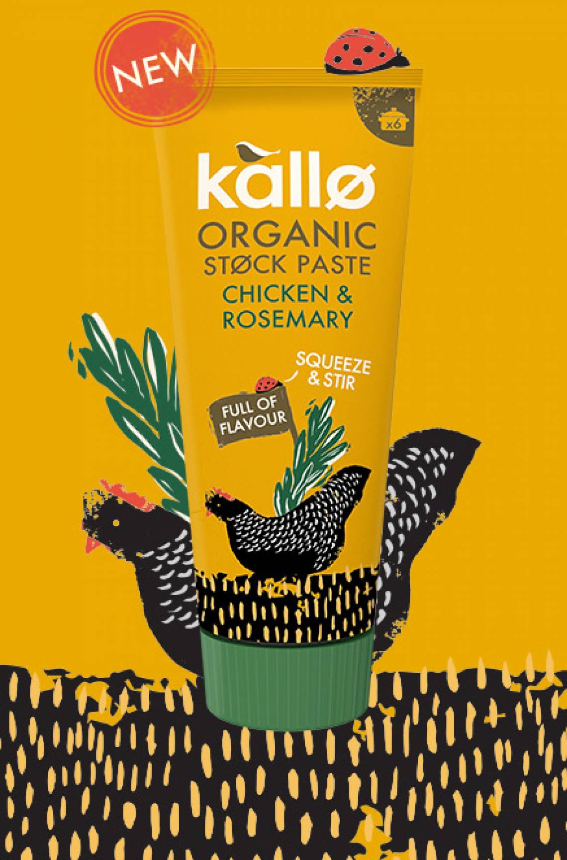 Chicken & Rosemary Stock Paste Kallo